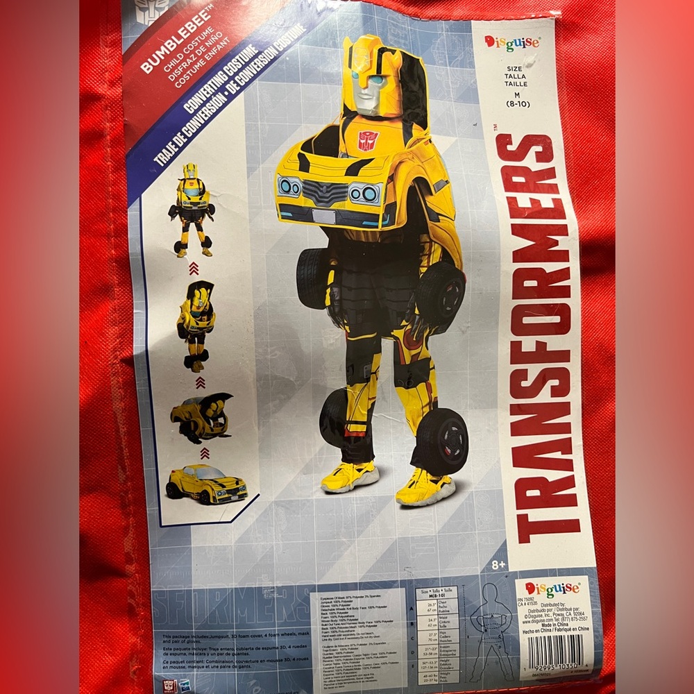 Disguise Bumblebee Robot Suit for Kids